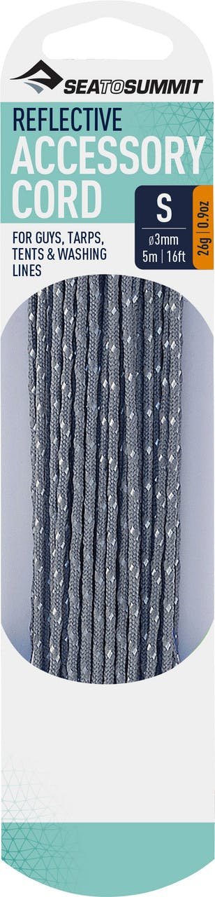 Corde accessoire réfléchissante de 1,8 mm (10 m) Gris