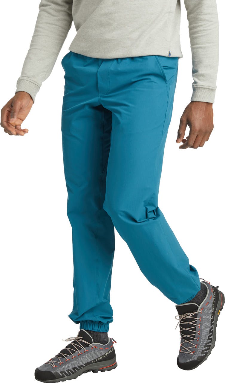 Pantalon Jogger Mica Suède bleu