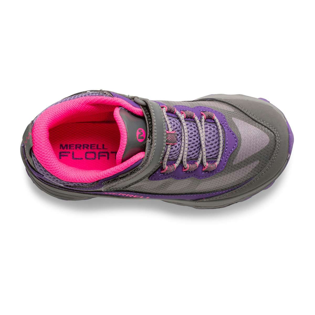 Chaussures imperméables Moab Speed Mid A/C Gris/Rose/Violet