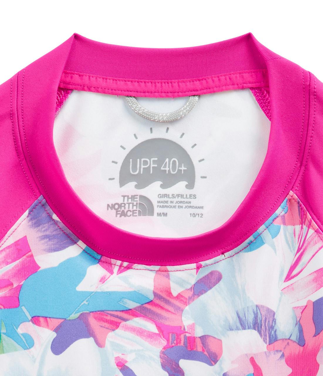 Amphibious UPF Long Sleeve Sun T-Shirt Linaria Pink Youth Tropic