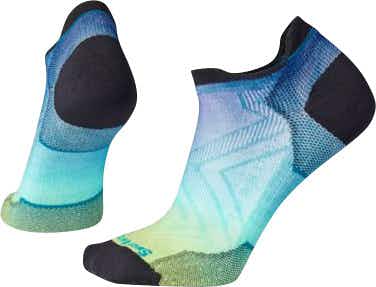 Run Zero Cushion Ombre Print Low Ankle Socks Capri