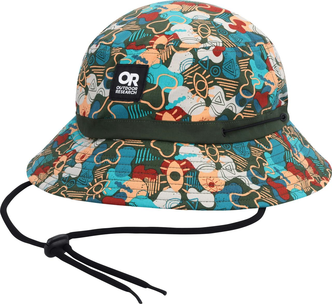 Zendo Bucket Hat Tropical Shapes
