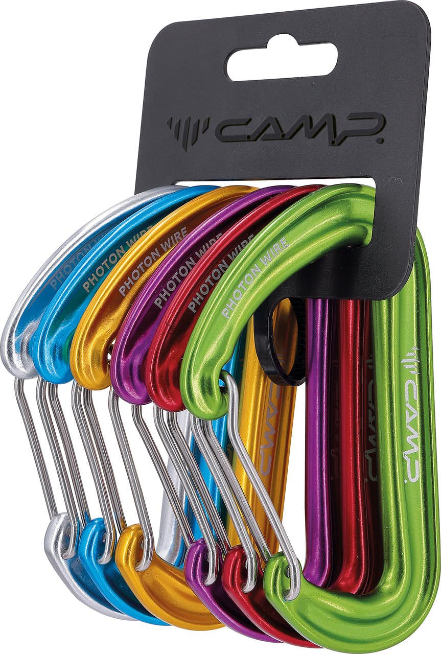 Photon Wire Rack Carabiner (6 Pack) Assorted