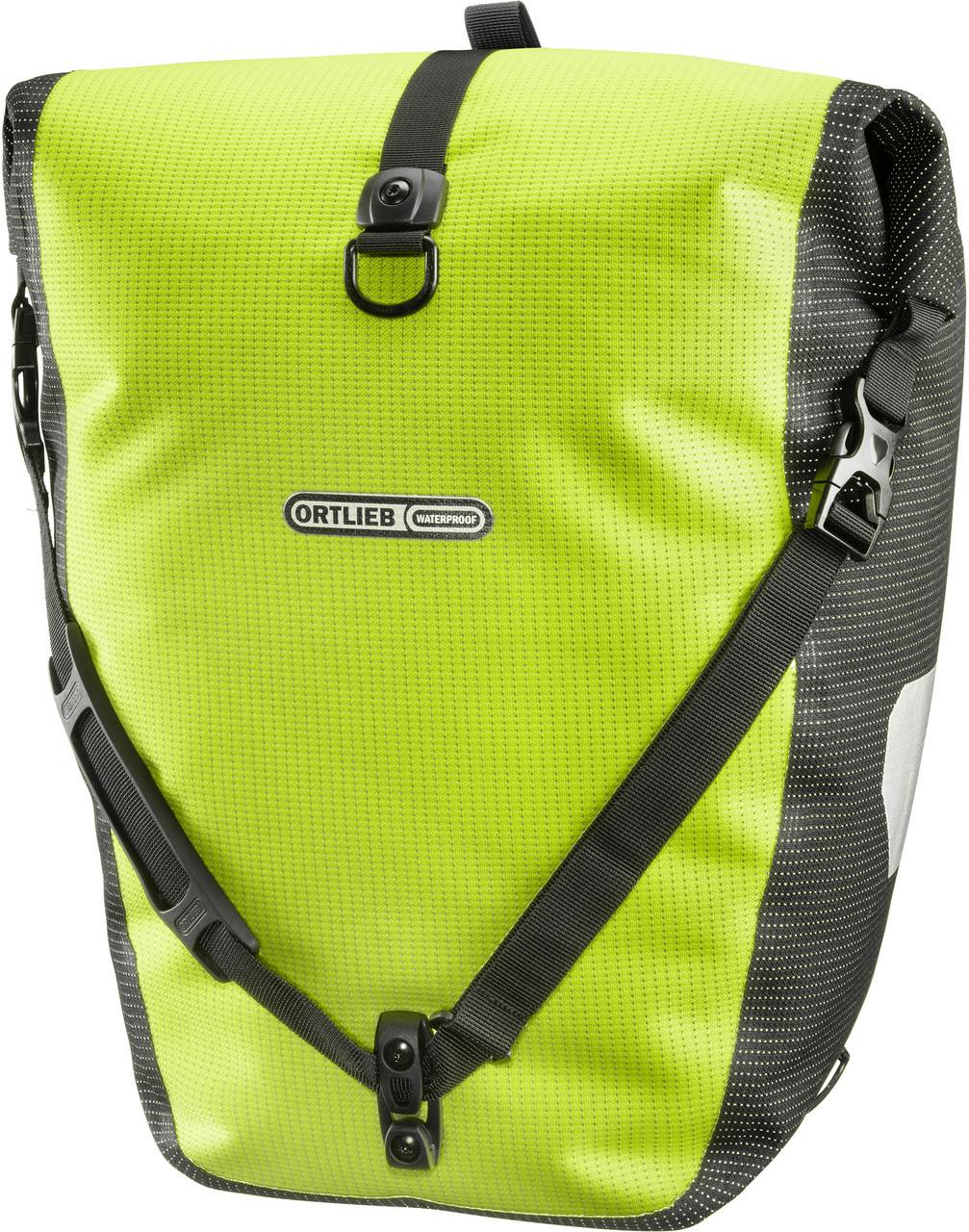 Back-Roller High-Visibility Pannier Neon Yellow/Black Reflect