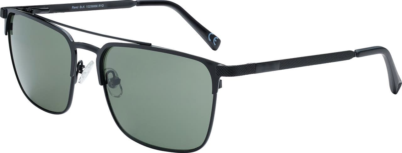Reed Sunglasses Black/Green Lens