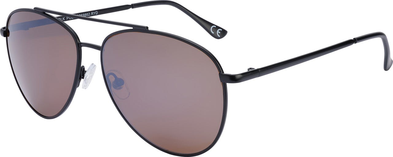 Otto Sunglasses Black/Brown Lens