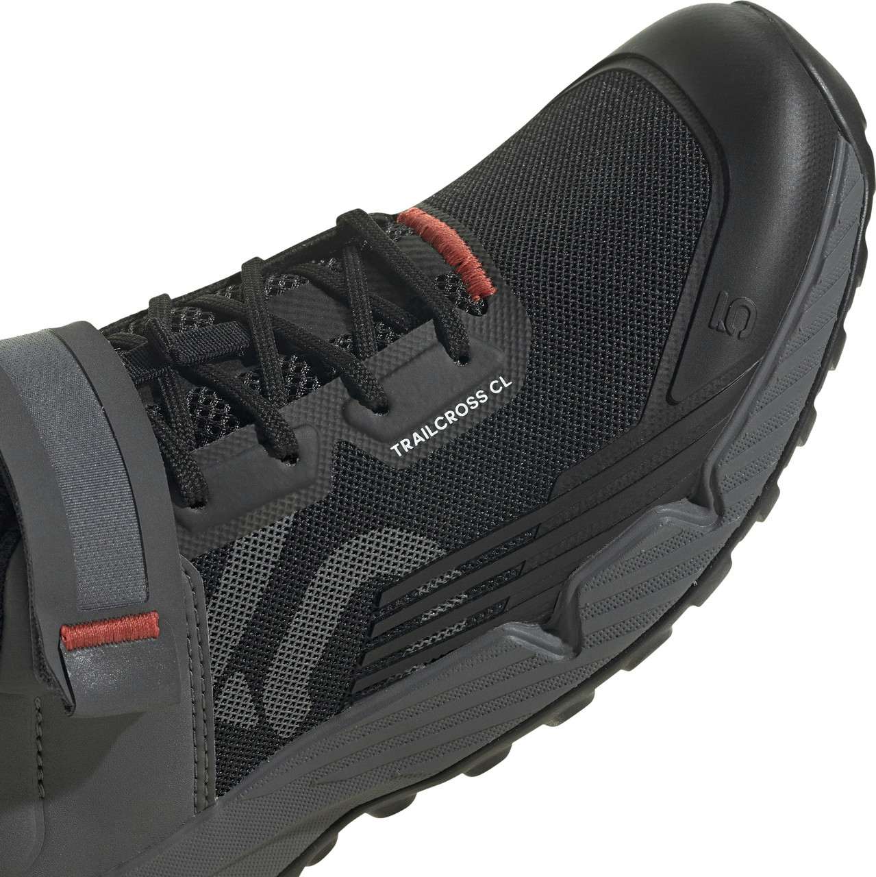 Trailcross Clip In Cycling Shoes Core Black/Grey Three/Red
