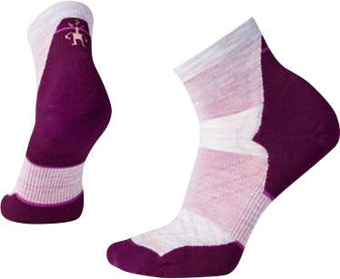 Run Targeted Cushion Ankle Socks Purple Eclipse