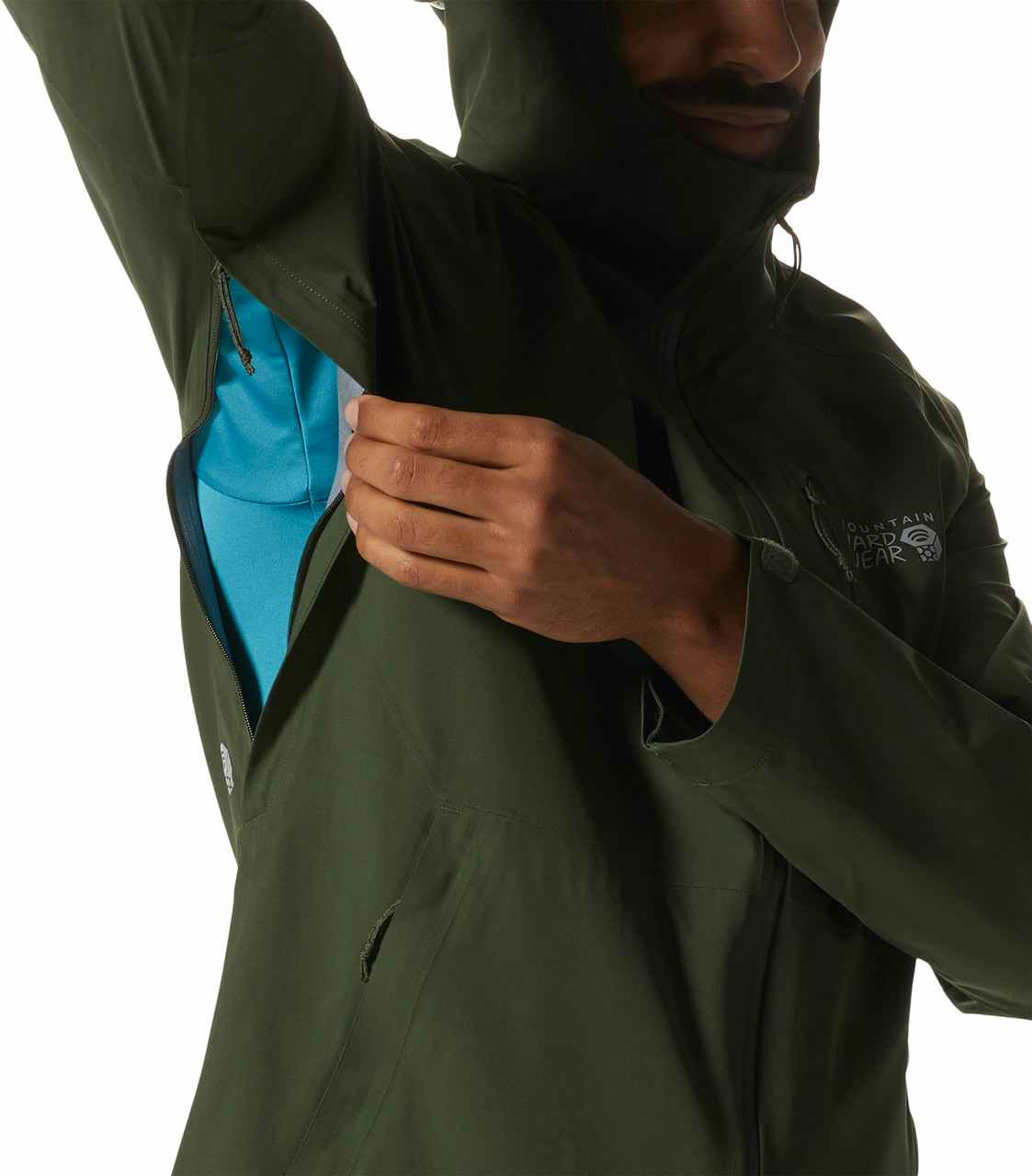 Stretch Ozonic Jacket Surplus Green