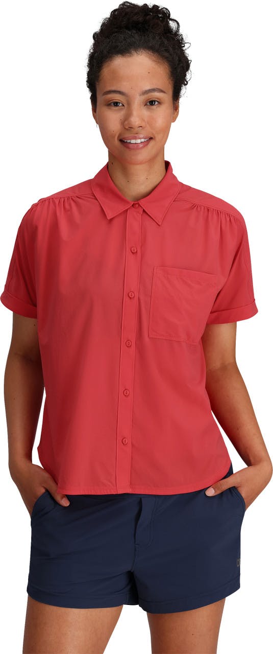 Astroman Short Sleeve Sun Shirt Rhubarb