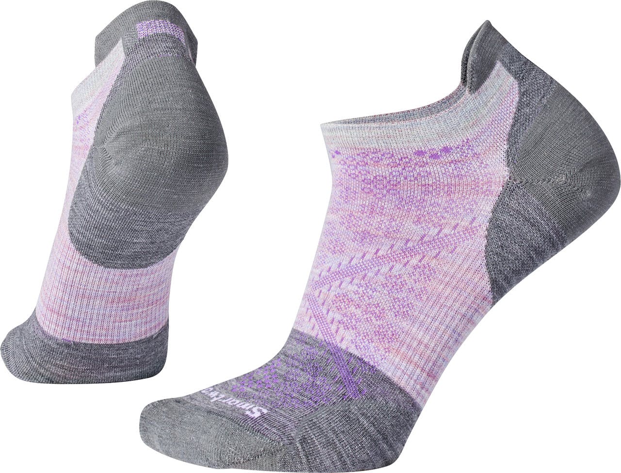 Performance Cycle Zero Cushion Low Ankle Sock Purple Eclipse