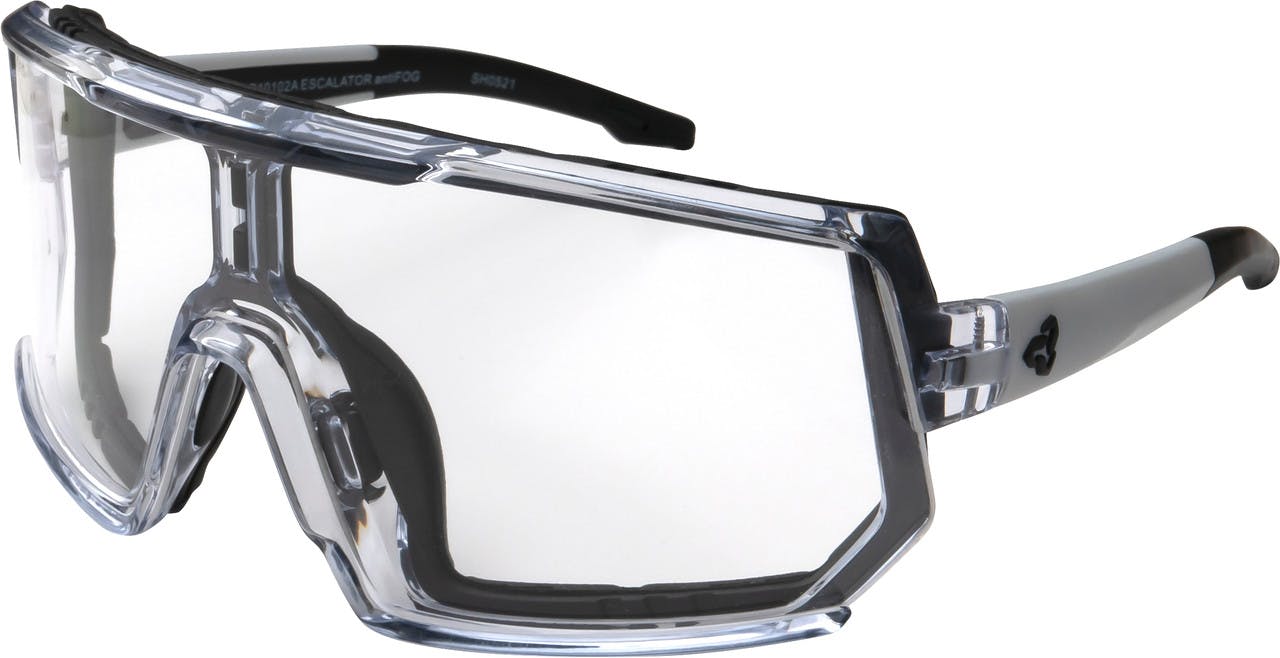 Escalator Light Lens Shield Sunglasses Grey/Clear Lens
