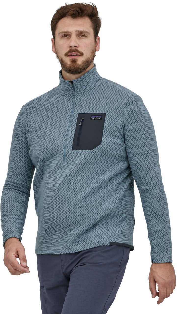 R1 Air Zip Neck Sweater Light Plume Grey