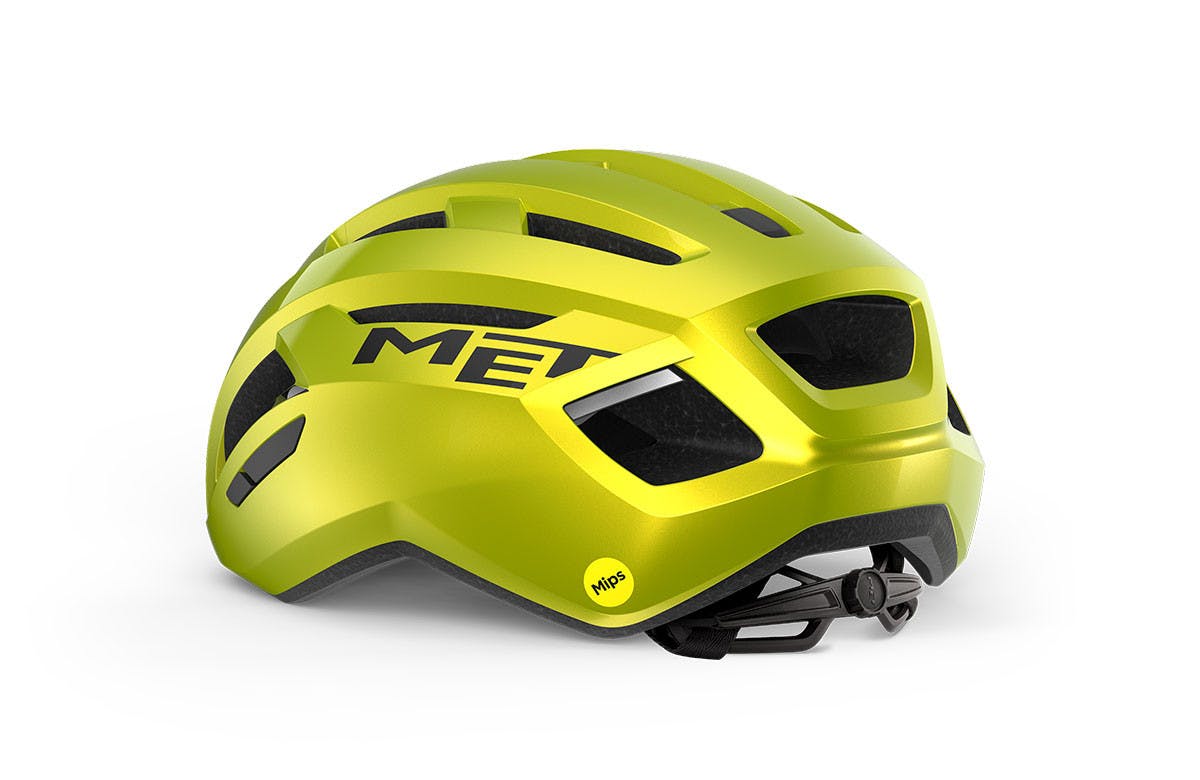 Vinci MIPS Helmet Lime Yellow Metallic/Glos