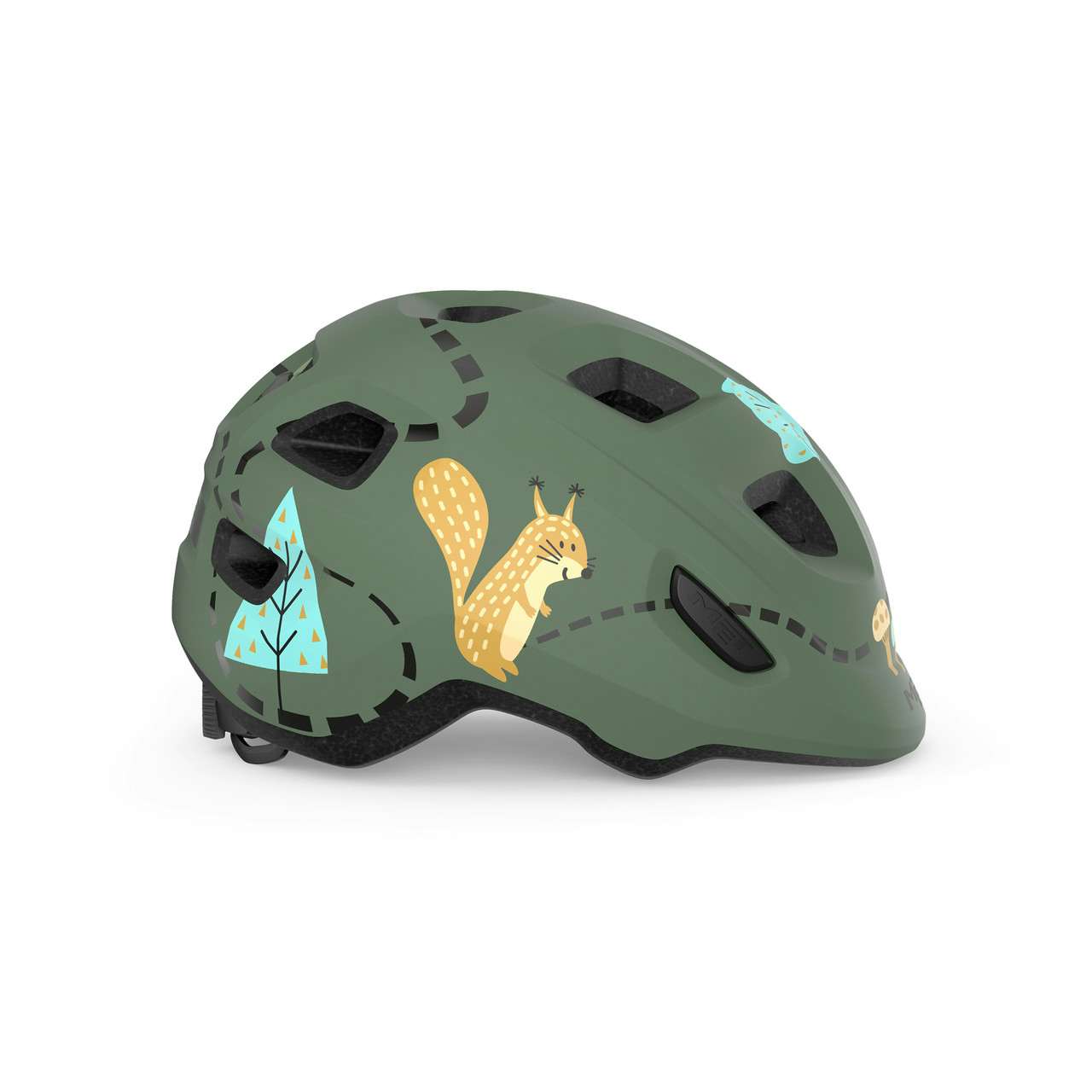 Hooray Helmet Green Forest/Glossy