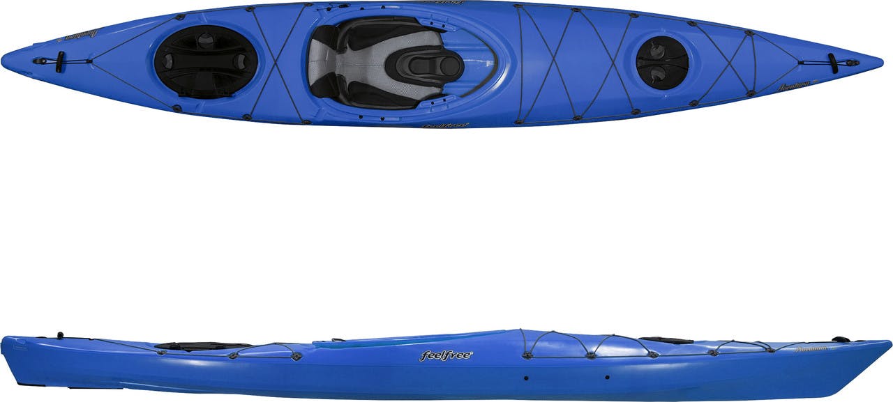 Kayak Aventura 140 avec dérive Bleu cobalt