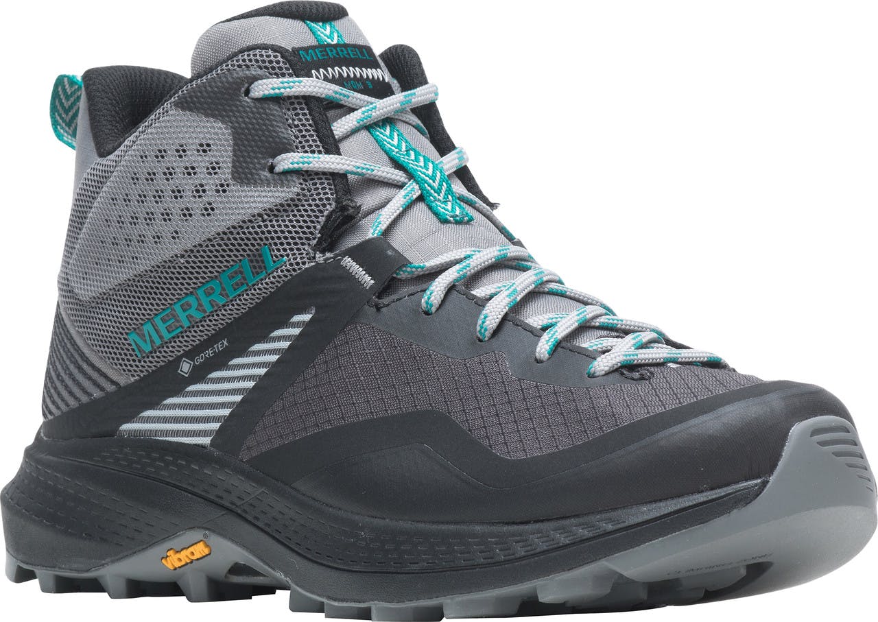 MQM 3 Mid Gore-Tex Light Trail Shoes Charcoal/Teal