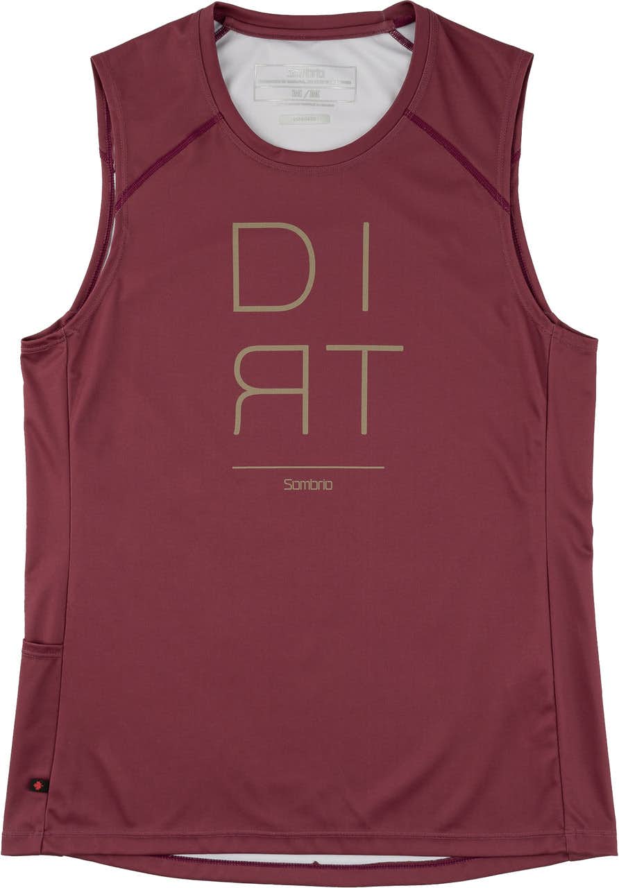 Valley Sleeveless Jersey Dirt / After Ride Wine