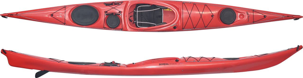 Baffin P1 Skeg Kayak Red