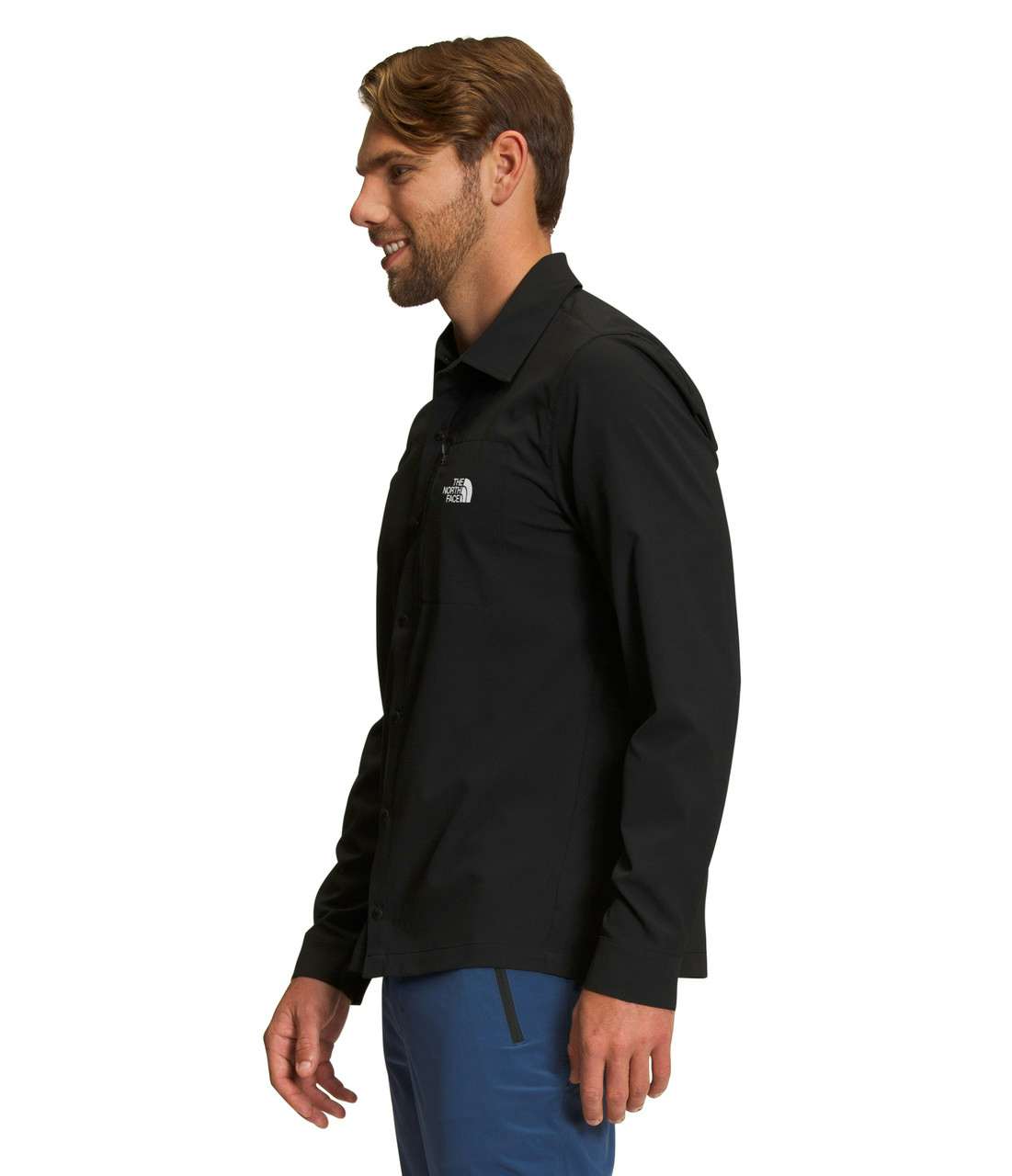 First Trail UPF Long Sleeve Shirt TNF Black