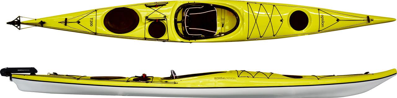 Epsilon T200 Thermoformed Kayak Yellow/White