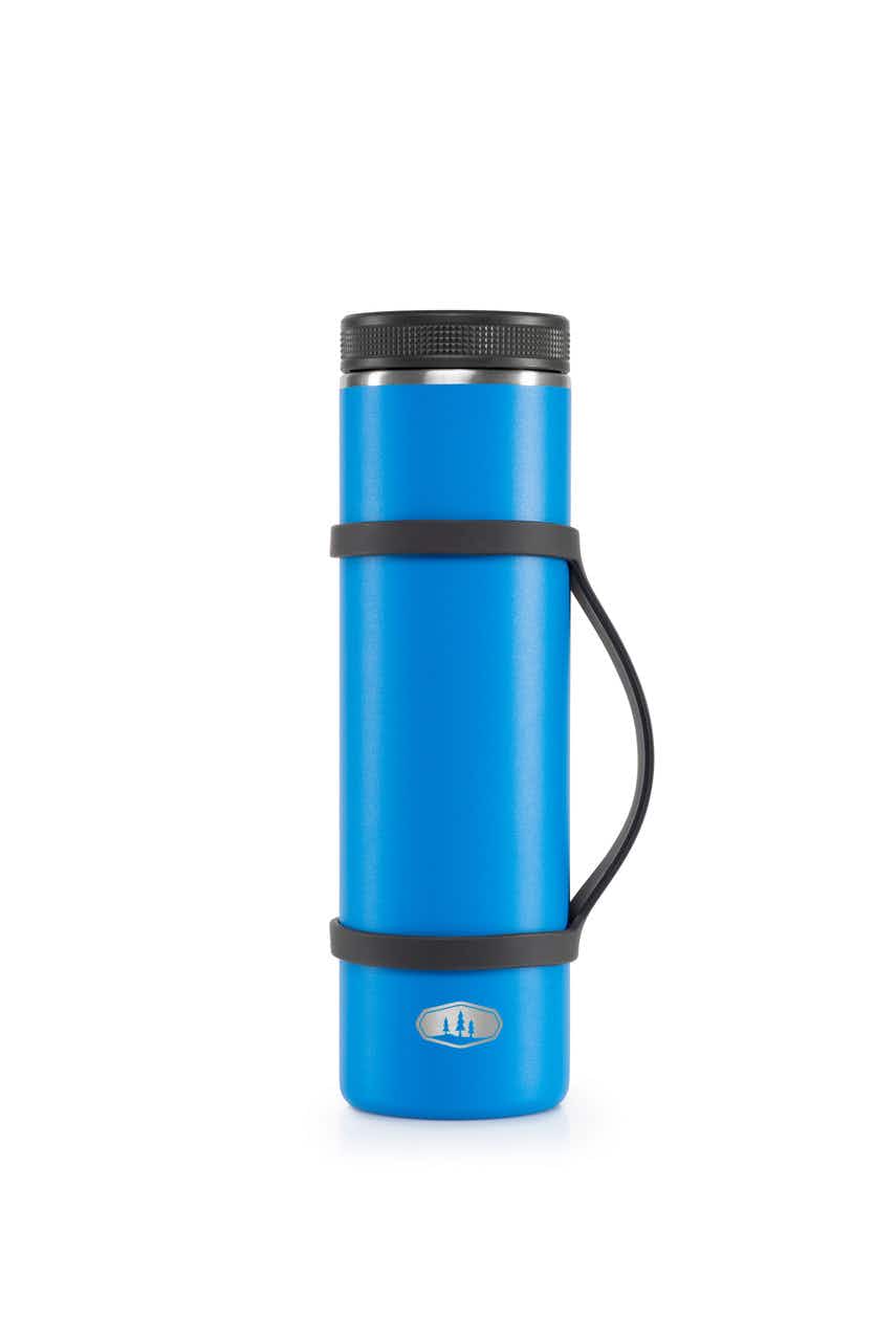 2 Can Cooler Stack Blue Aster
