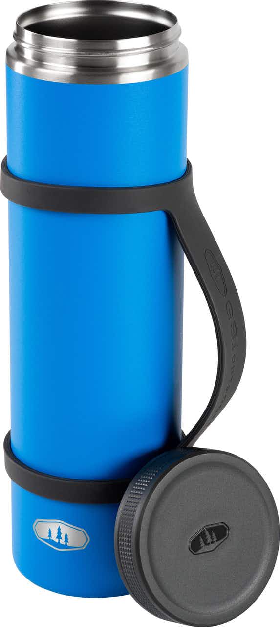 2 Can Cooler Stack Blue Aster