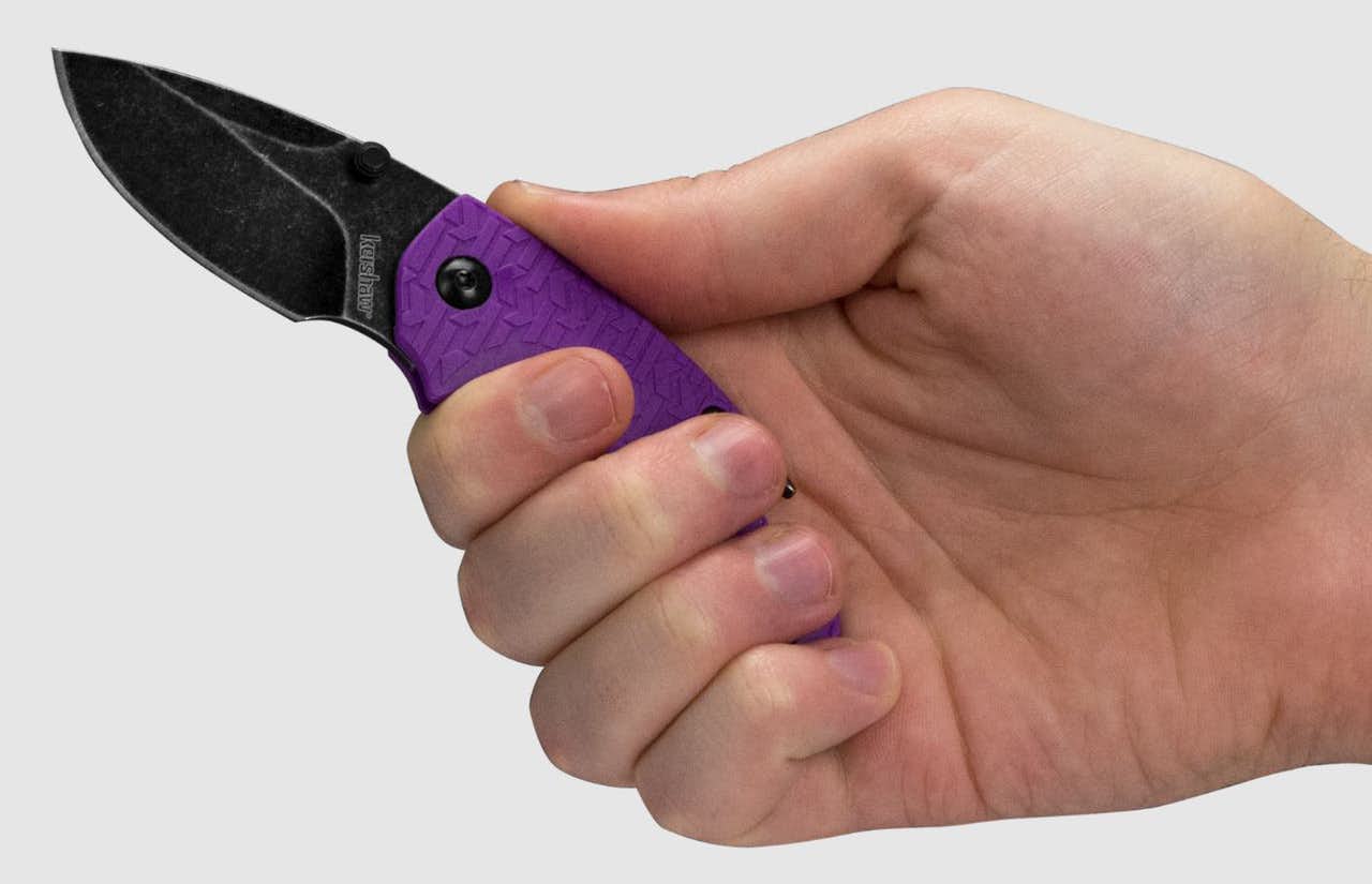 Shuffle Blackwash Knife Purple/Grey