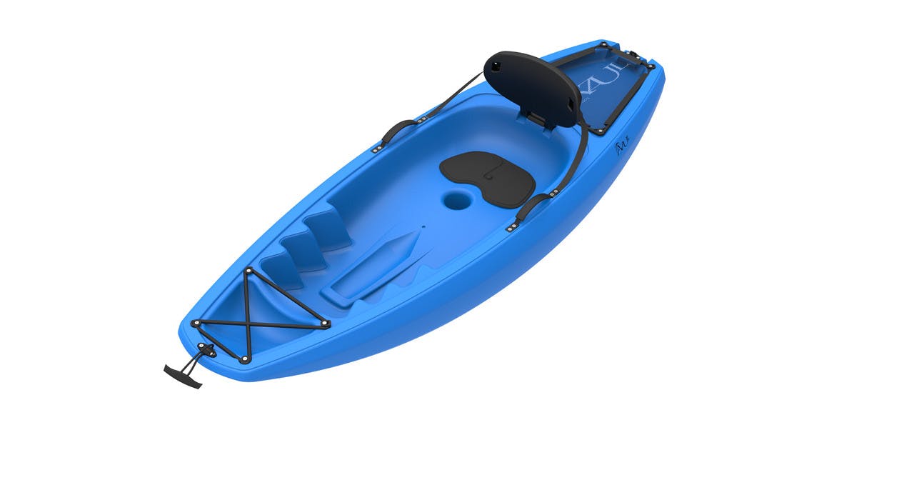 Junior Deluxe Kayak with Wheel Blue