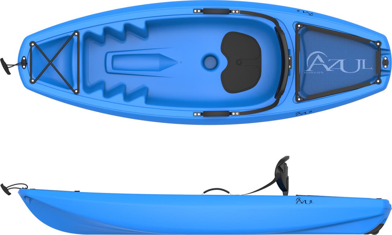 Kayak Junior Deluxe avec roue Bleu