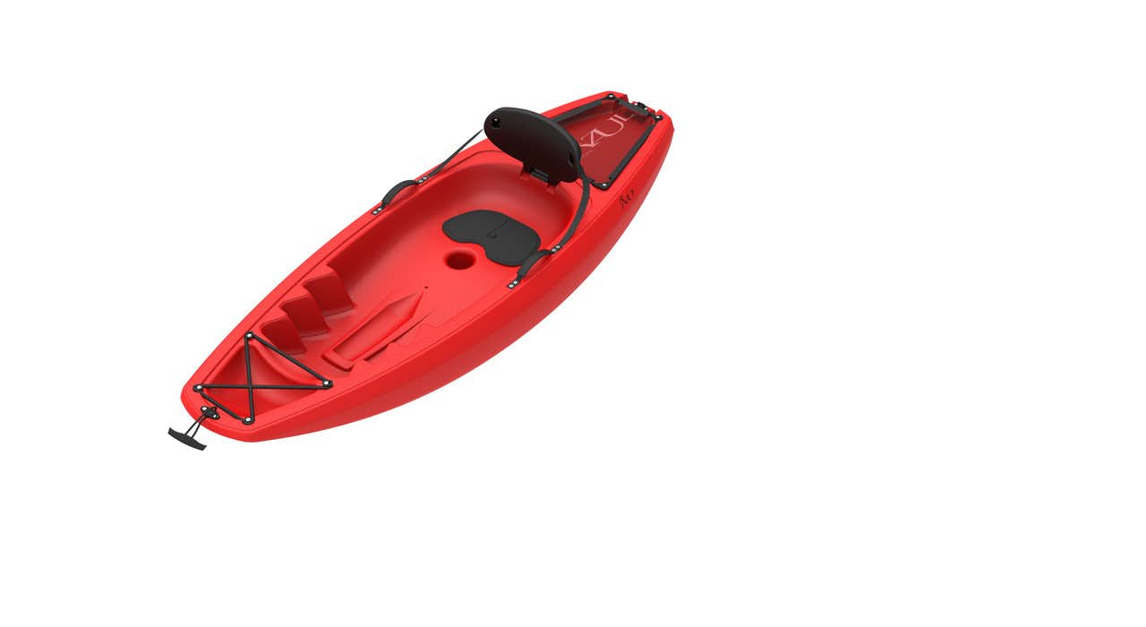 Junior Deluxe Kayak with Wheel Red