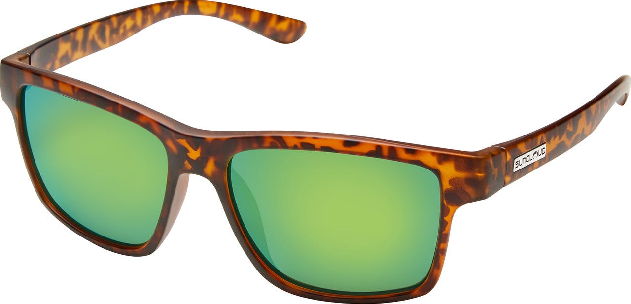 A-Team Polarized Sunglasses Matte Tortoise/Polar Gree