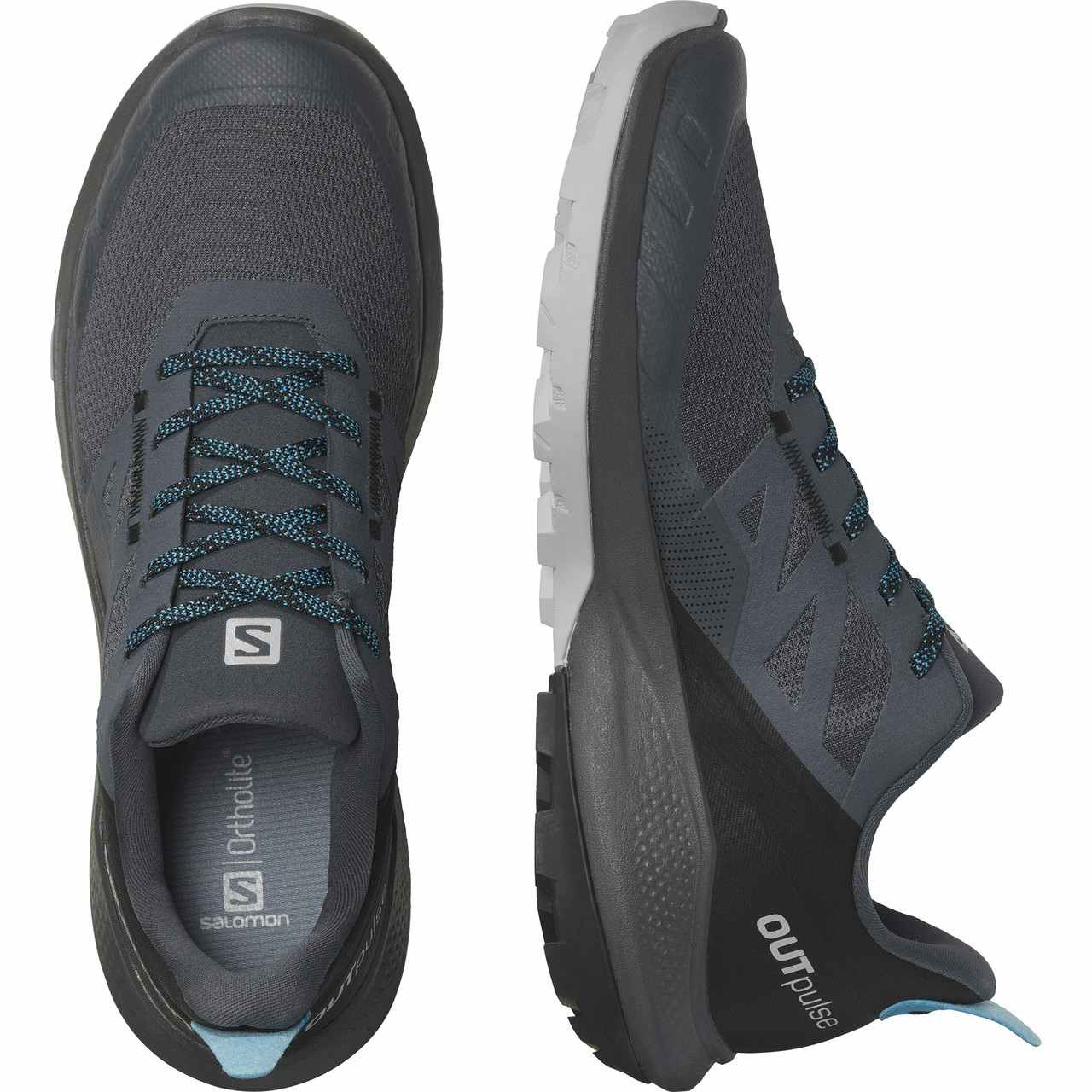 OUTpulse Light Trail Shoes Ebony/Black/Algiers Blue