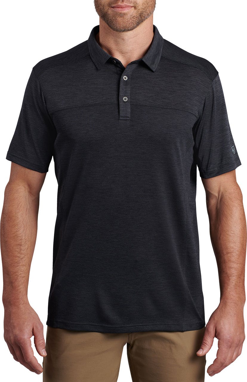 Engineered Polo Shirt Black