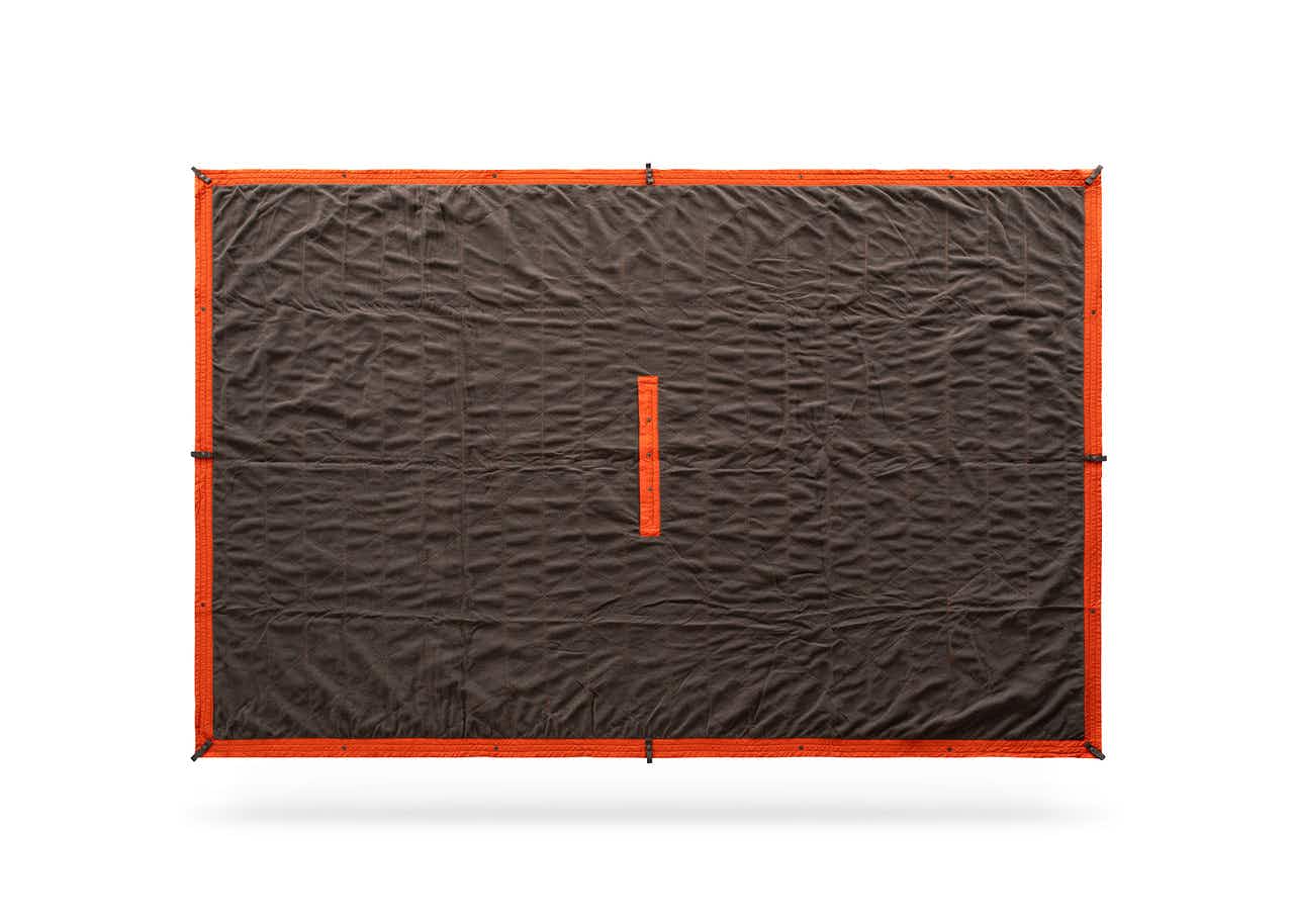 Couverture Field Orange braise