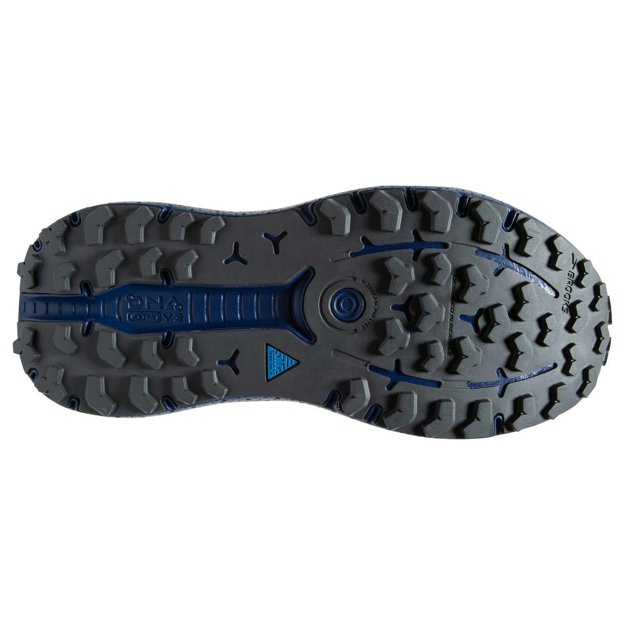 Caldera 6 Trail Running Shoes Oyster/Blue Depths/Pearl