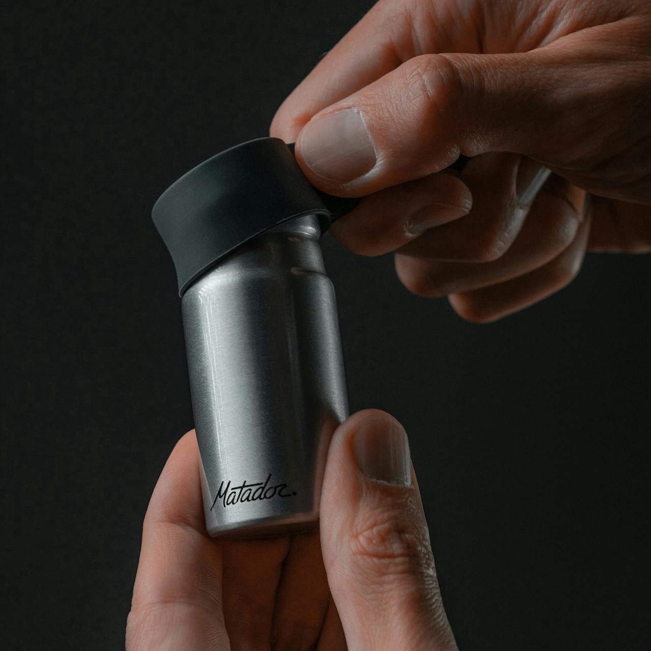 Waterproof 40ml Travel Canister Charcoal