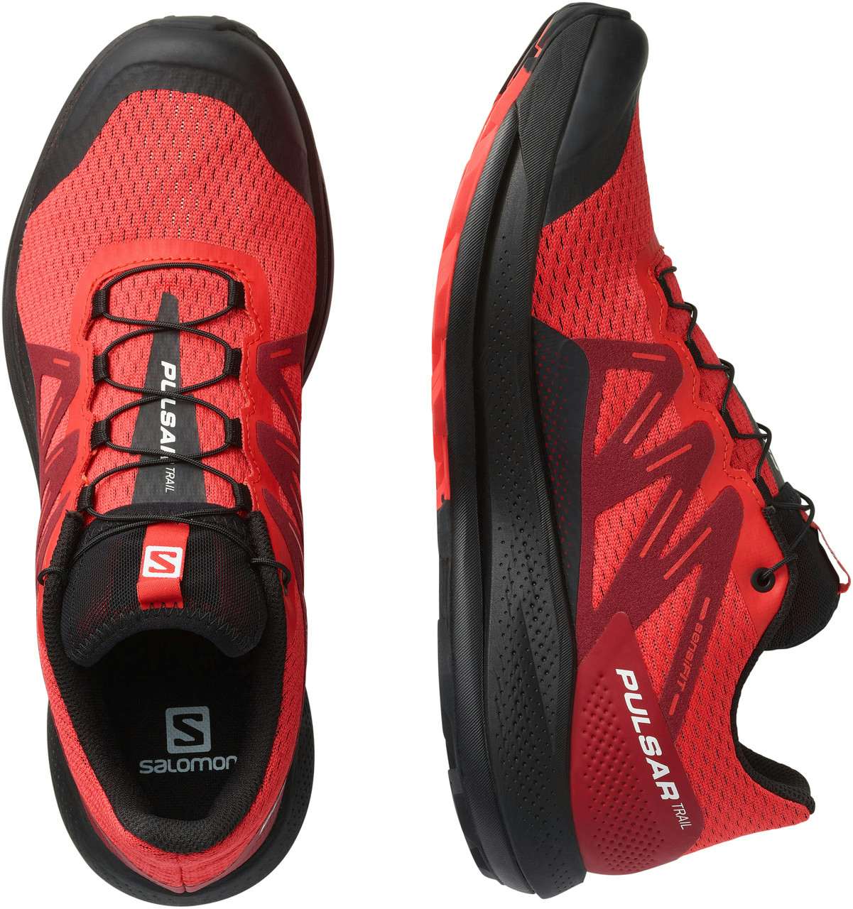 Pulsar Trail Running Shoes Poppy Red/Biking Red/Blac