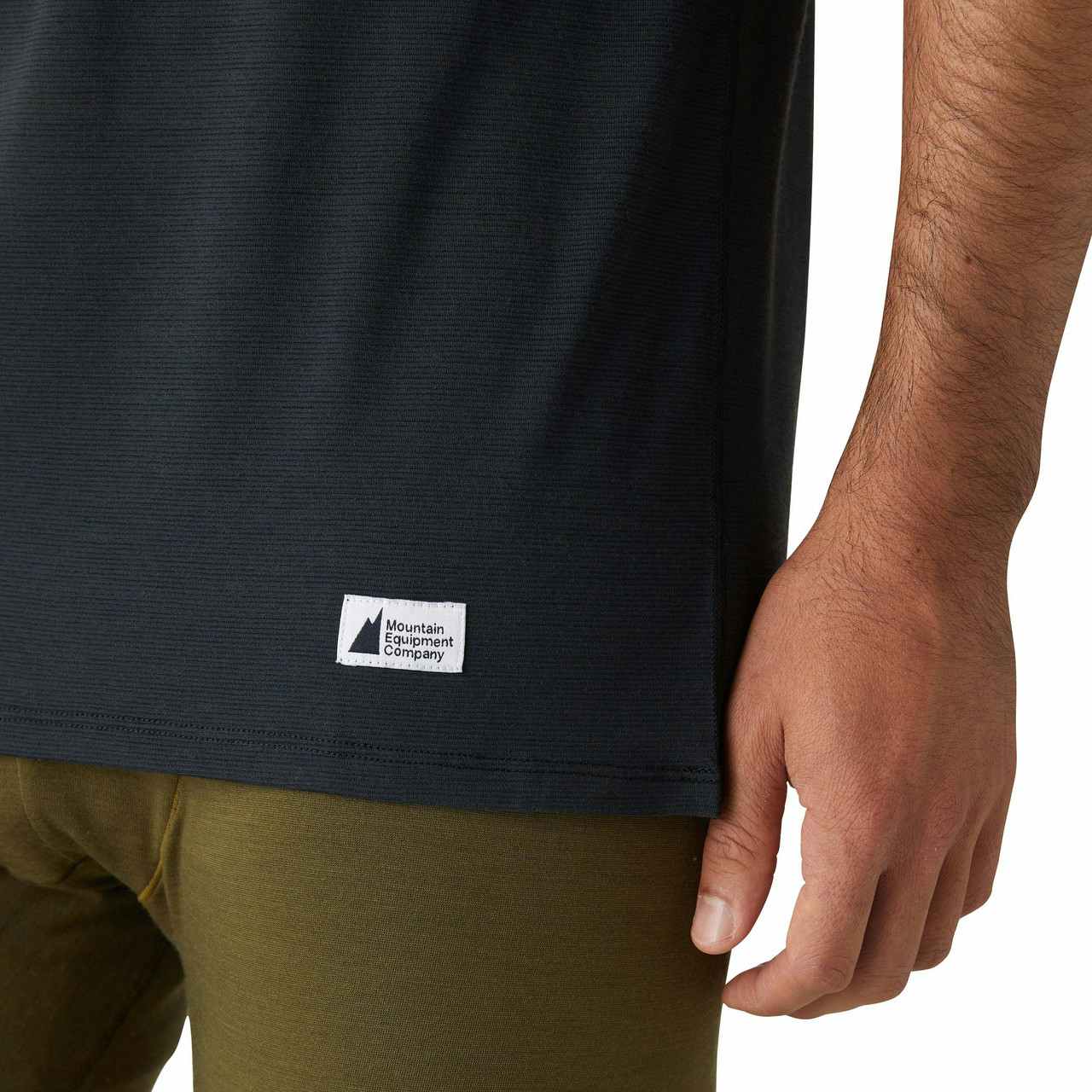 T-shirt de couche de base en laine mérinos T1 Noir