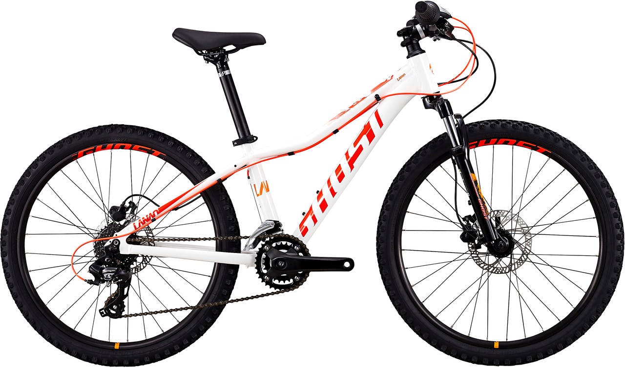 Lanao 24" Bicycle Star White/Neon Red