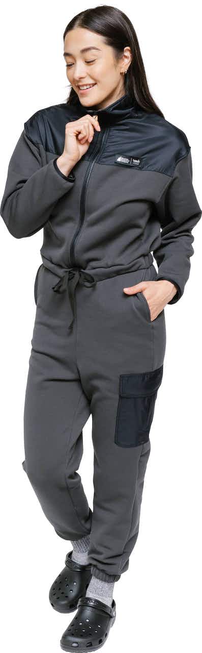 Fresh Air Fleece Jumpsuit Dark Slate