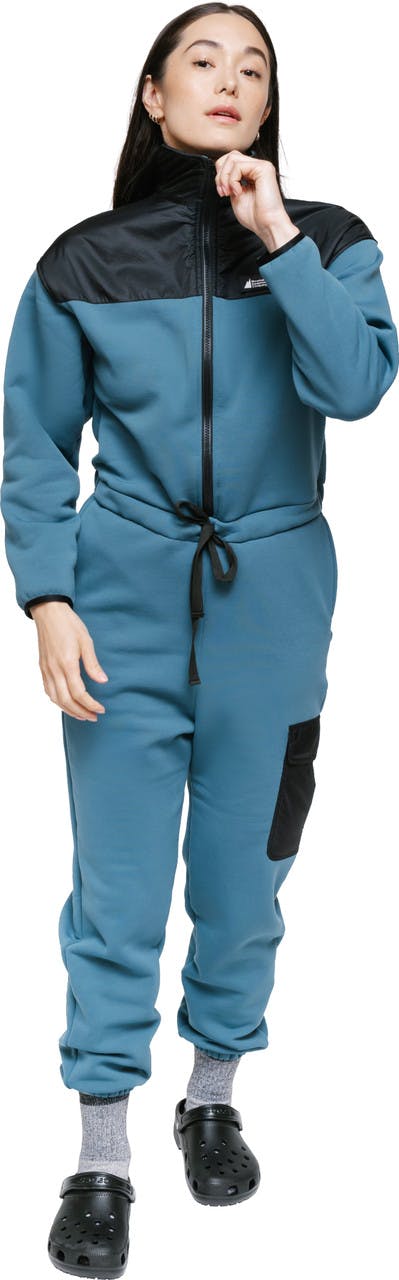 Fresh Air Fleece Jumpsuit Smokey Blue