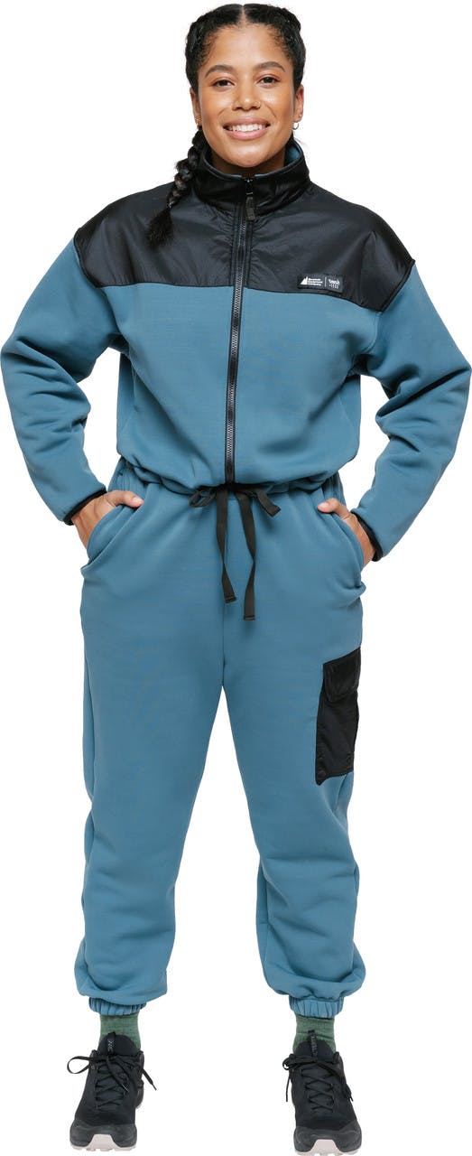 Fresh Air Fleece Jumpsuit Smokey Blue