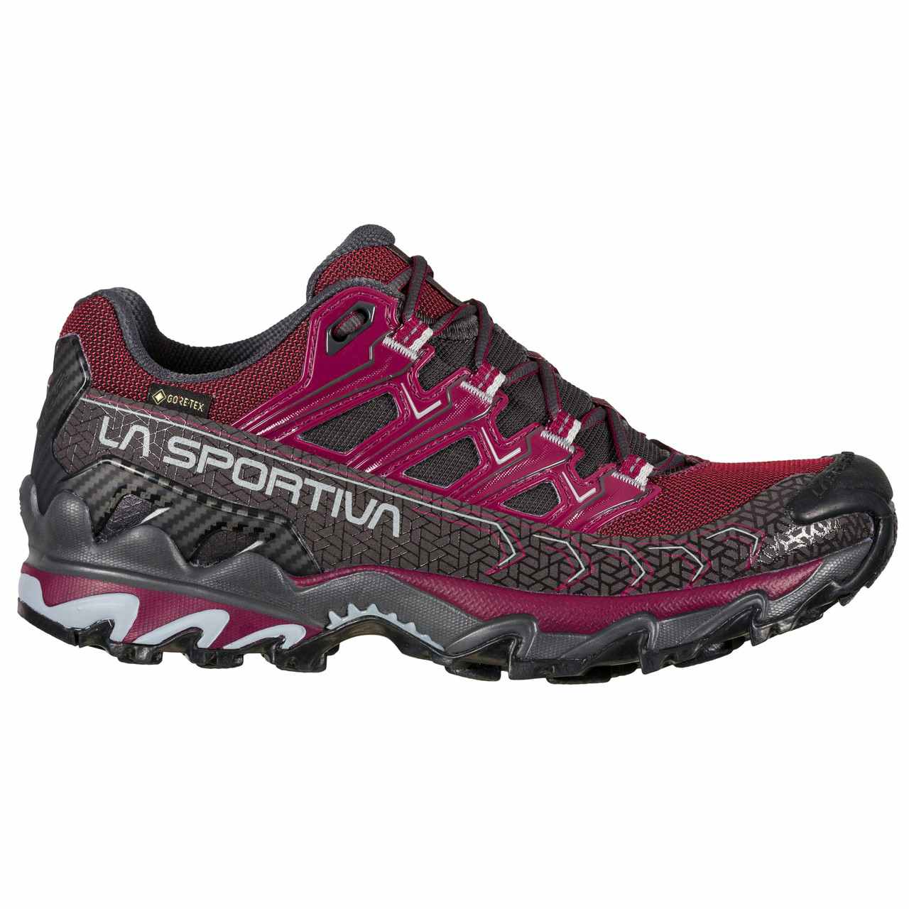 Ultra Raptor II Gore-Tex Trail Running Shoes Red Plum/Carbon