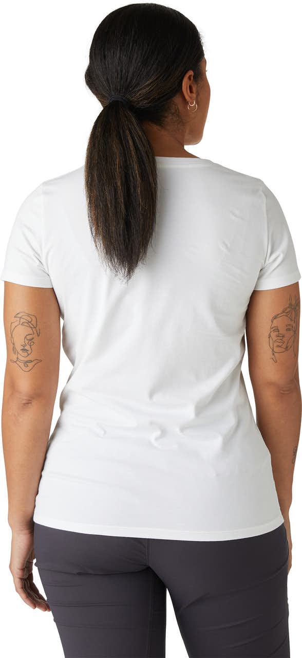 T-shirt à manches courtes extensible équitable 2 Blanc