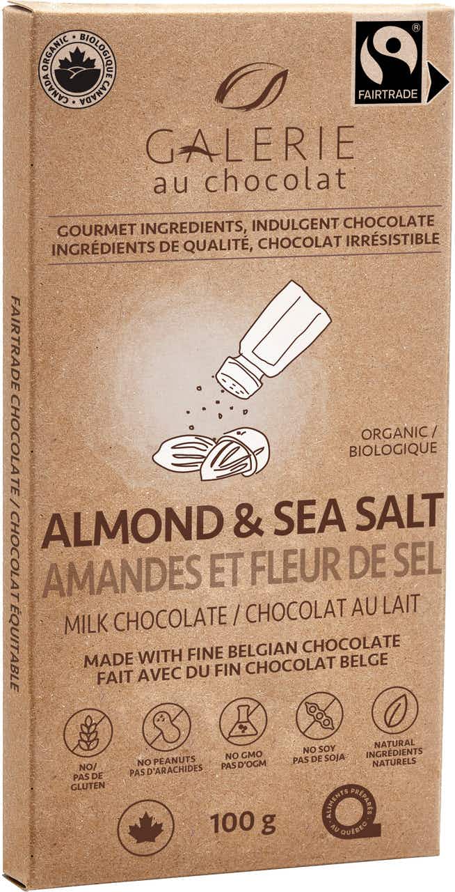 Barre de chocolat au lait, amandes et sel de mer NO_COLOUR