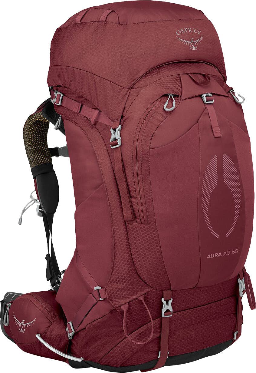 Aura AG 65 Backpack Berry Sorbet Red