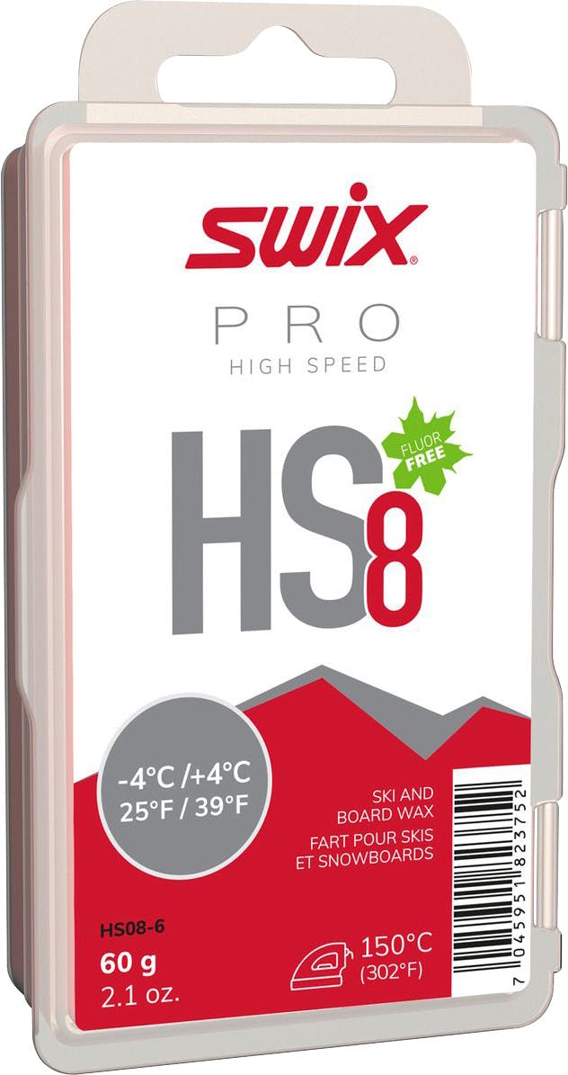 Fart de glisse HS8 (-4C à +4C) 60g Butte rouge