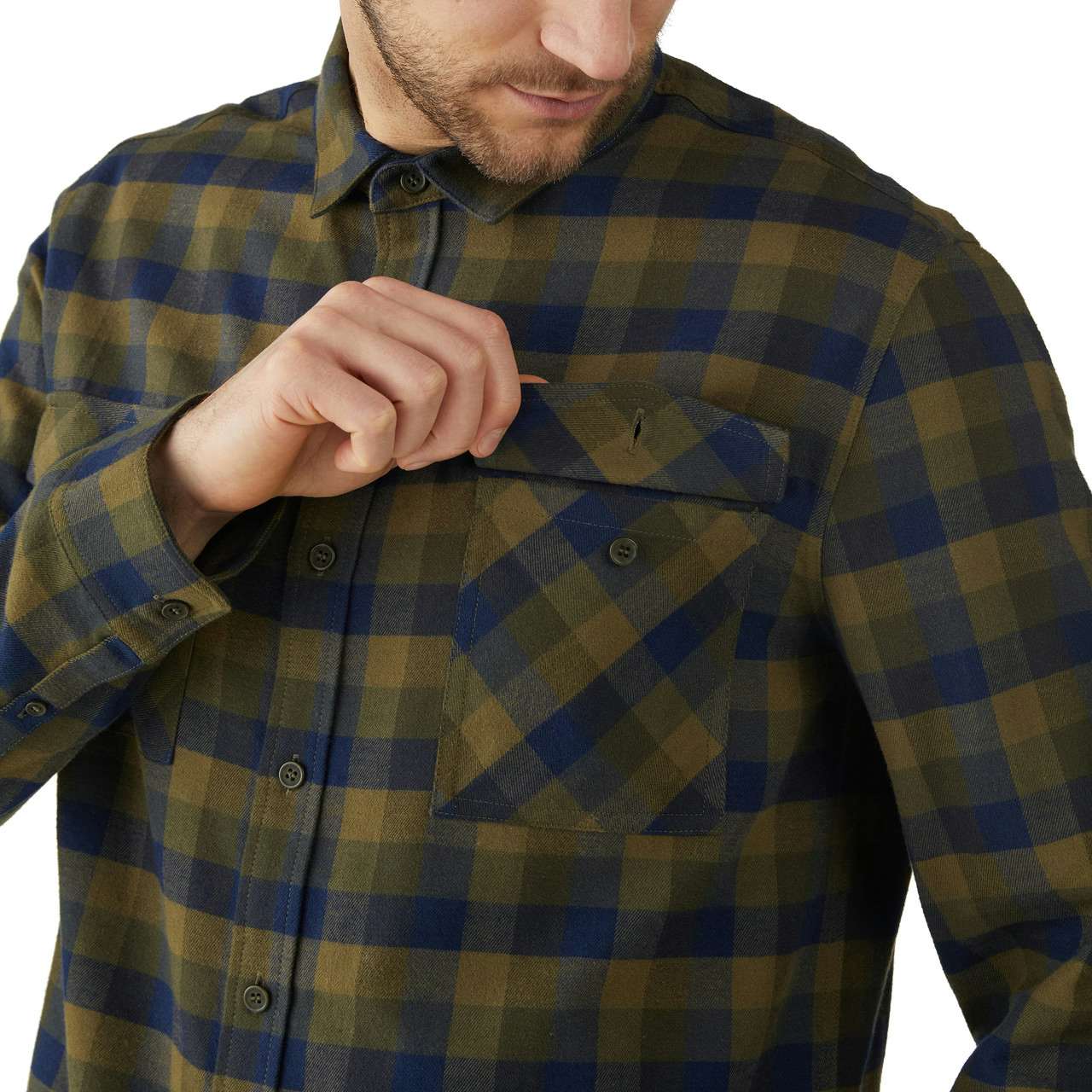 Great Outdoors Flannel Shirt Rosin Plaid