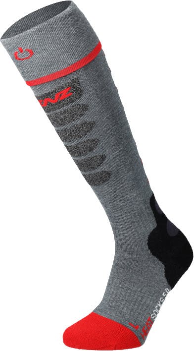 5.1 Slimfit Heat Socks Grey/Red